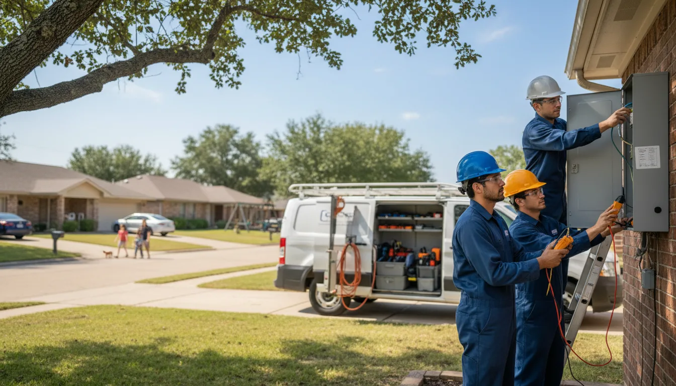 Certified electrician providing emergency electrical services in Ringling, OK